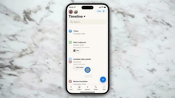 Homer.co  - The Homer Timeline Feature