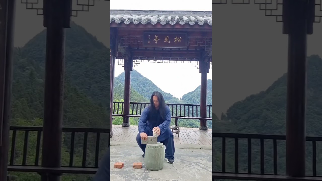 From Shaolin to Wudang – Brick Breaking with Inner Power