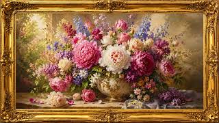 Vintage Floral Bouquet Masterpiece | 4K TV Art & Home Decor screenshot 5