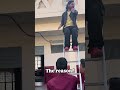 A demonstration of weightlessness in free fall with a bottle with hole #shorts#shortsfeed#fun#tlm