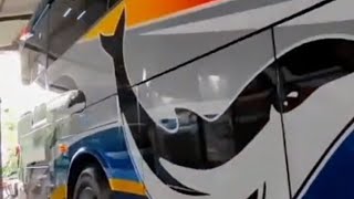 Raja jalanan meluncurkan unit baru dari Sumber group, Bus Sumber Selamat Surabaya Jogja