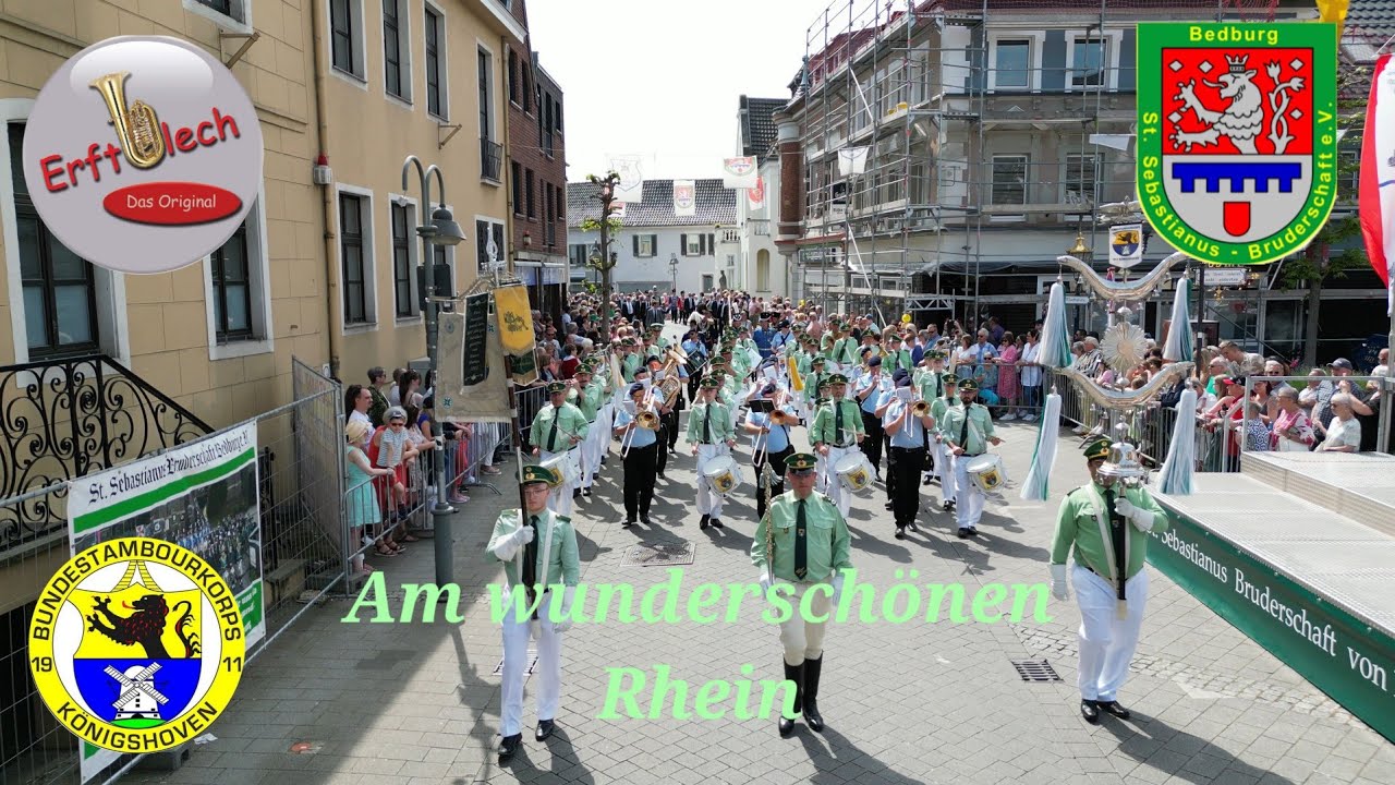 BTK Königshoven 1911 Schützenfest Bedburg 2023 Am wunderschönen Rhein