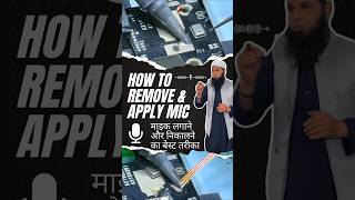 How To Remove U0026 Apply Mic  mobilerepairing ytshorts mic shorts