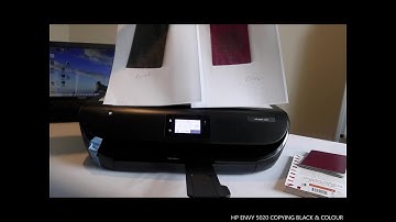 HP ENVY 5020  ALL IN ONE WIRELESS PRINTER COPYING BLACK AND WHITE  AND COLOUR