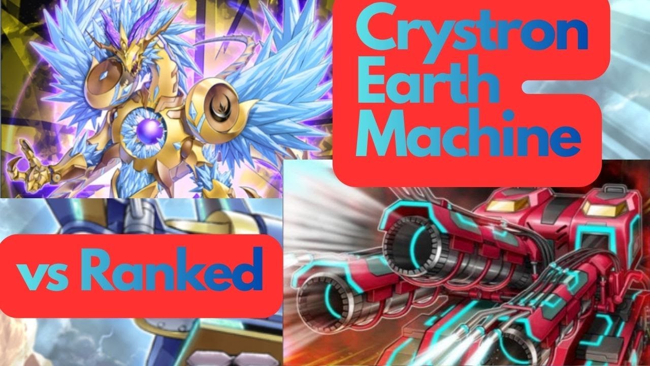 Crystron Earth Machine vs Ranked - Season 47 - Yugioh Master Duel