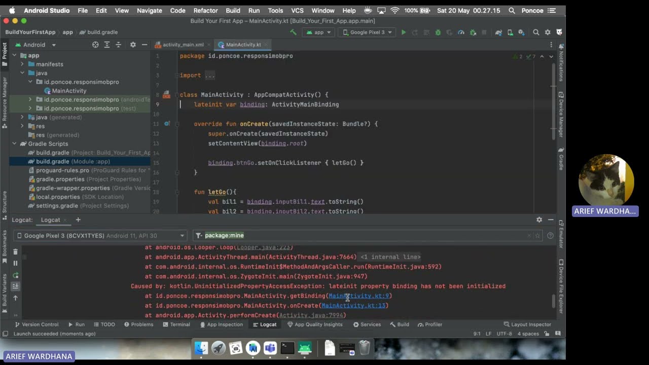 Build Your First App Android