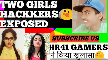 HACKKER EXPOSED #PART1 Pooja and BINDASS KAVYA HACKER GIRL USING HACK PUBG MOBILE AFTER ROG STREAM