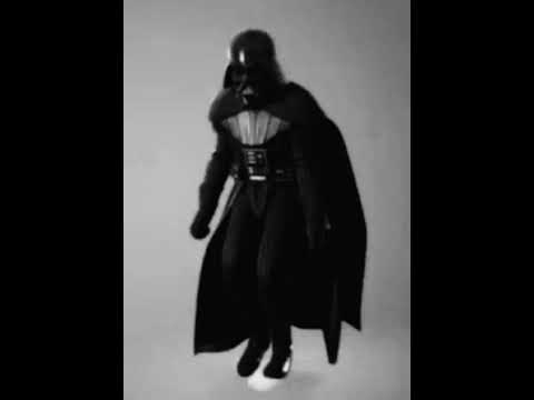 darth vader che balla in bianco e nero