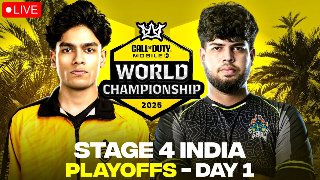 🔴 Call of Duty: Mobile World Championship 2025 Stage 4 - INDIA ft. GODL , S8UL , XLR8 : Wiggle7FTW