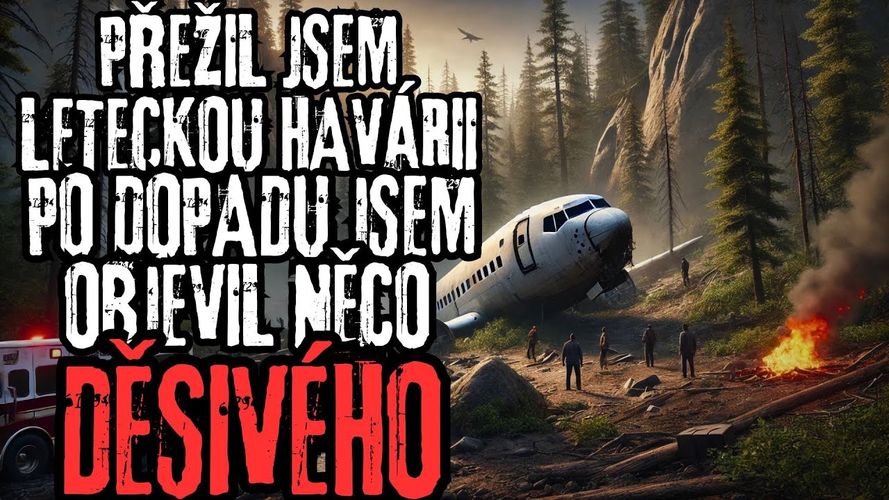 PŘEŽIL JSEM LETECKOU HAVÁRII, PO DOPADU JSEM OBJEVIL NĚCO DĚSIVÉHO  @CreepyStalk  - CREEPYPASTA CZ