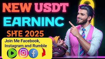 New Best USDT Earning Site | Join me on Rumble and Facebook And InstaGram and start your work.