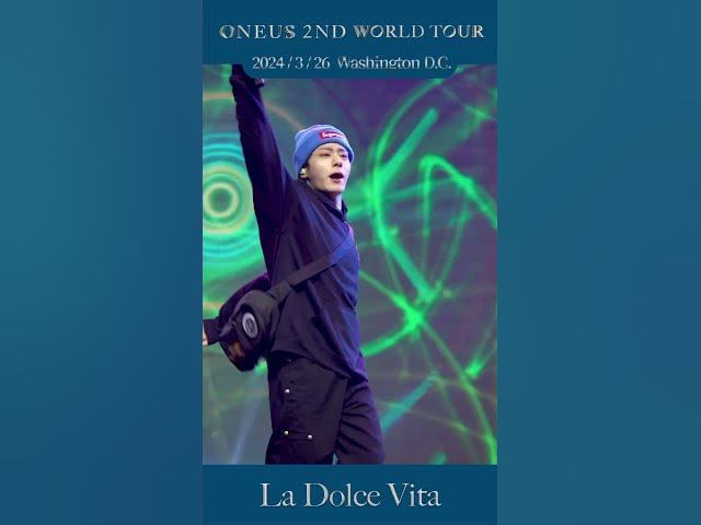 ONEUS 2ND WORLD TOUR [La Dolce Vita] in WASHINGTON D.C. #ONEUS  #ONEUSWorldTour #2ndWorldTour
