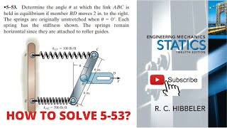 5-53 hibbeler statics chapter 5 | hibbeler statics | hibbeler