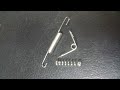 How to make 3 different style springs by hand in 3 minutes , real time.