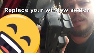 Changing window switch on GMC Acadia, Traverse, Enclave