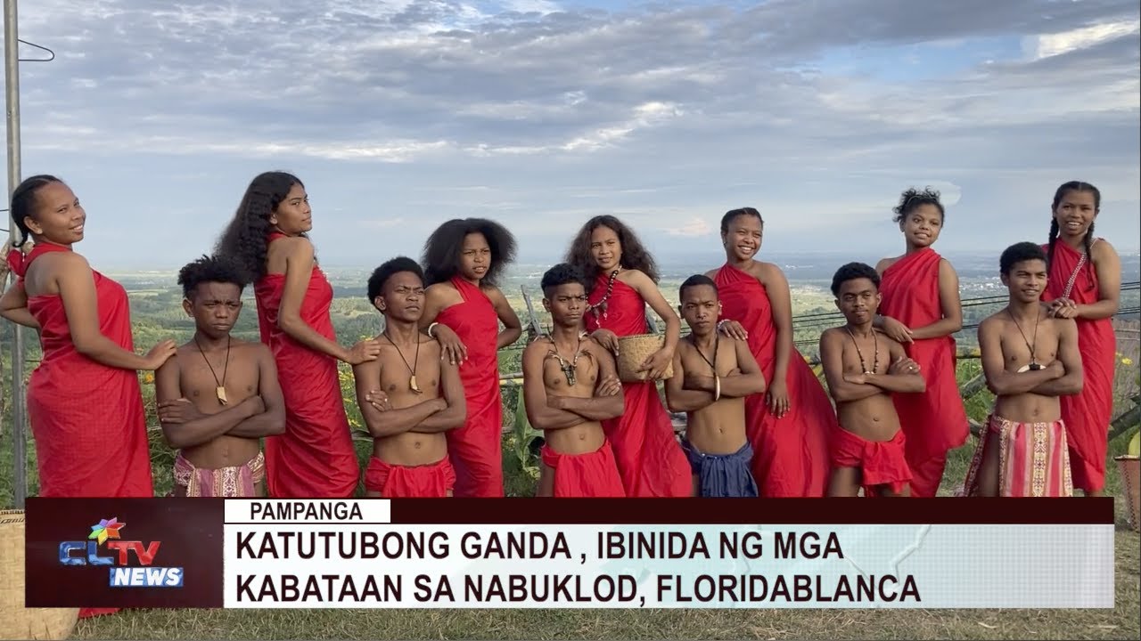 Katutubong ganda , ibinida ng mga kabataan sa Nabuklod, Floridablanca