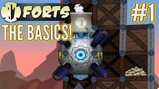 FORTS #1 | The Basics! - Shooting & Building!! | FORTS Gameplay