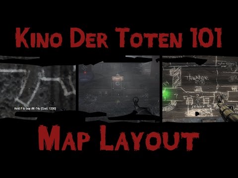 Kino der Toten map layout and perk locations