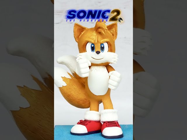 Sonic the Hedgehog 2 cake - Miles Tails Prower Cake class=