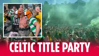 Famous Celtic fans takeover Trongate for title party after team lift Premiership trophy Net Worth