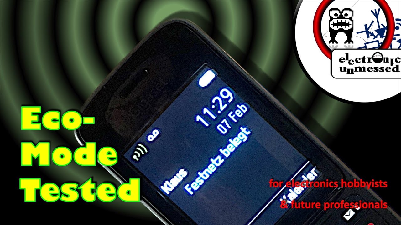 Cordless Phone Test – RF Exposure Difference in Eco Mode? (EP40)
