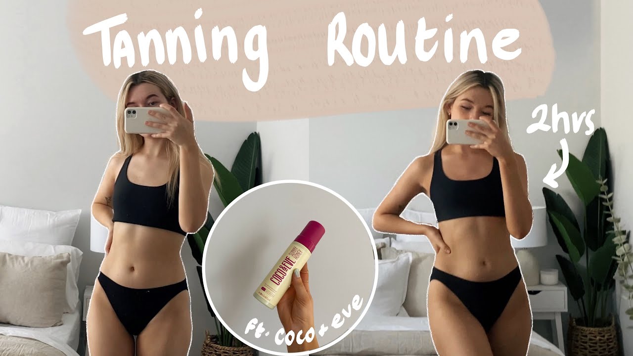 BEST FAKE TAN EVER?! Tanning routine 2022 + product review ft. Coco and Eve