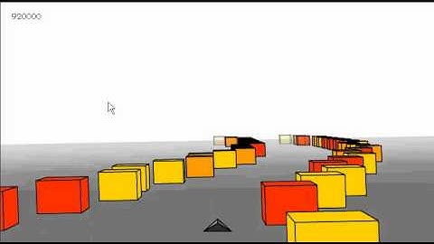 Cubefield final level