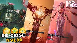 RE-CRISE nvl90 TIME FISICO CHEN DPS (pegando as medalhas decorativas) | Arknights Endfield