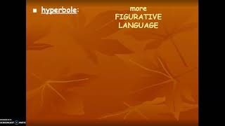 Poetry Figurative Language