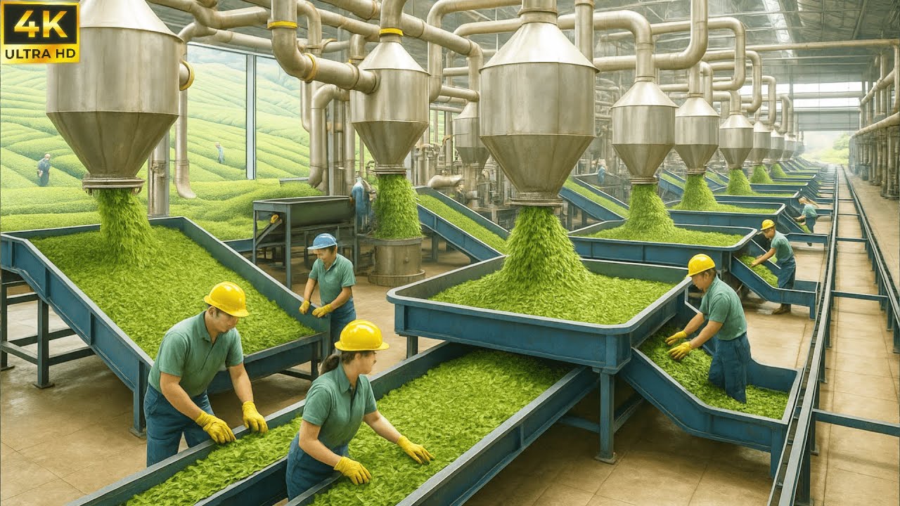 Tea Production Process Farm to High Tech in the Factory: How It’s Made ...