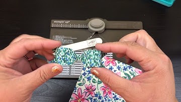 How to make a paper bow using the Stampin’ Up! Envelope Punch Board