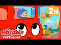 Brincando com Escavadoras  | Morphle em Português | Desenhos em Portugues | Desenhos