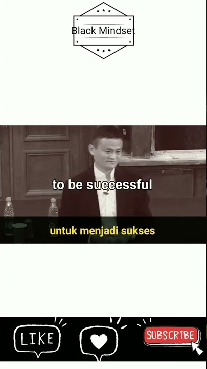Jack Ma :Terbiasa untuk gagal. #jackma #mindset #motivasi #motivation