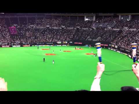 2011.05.07 ７回裏 Fsガールレフト降臨！二岡勝ち越し弾！