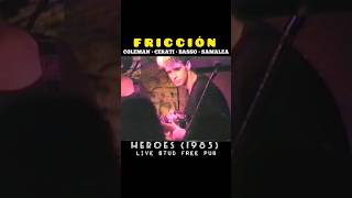 Fricción (Coleman + Cerati + Basso + Samalea) Héroes (1985) - #short #stud #gustavocerati