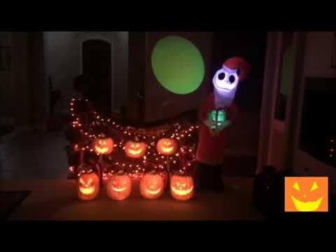 Prop Demo/ Singing Pumpkins Jack inflatable and Moon Montage