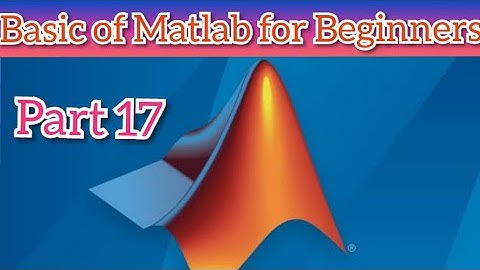 How  Use For Loop In Array In Matlab  #Part17