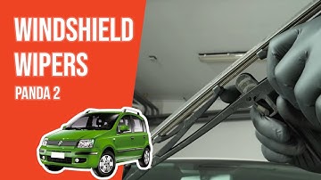 How to replace the windshield wipers Panda mk2 🌧
