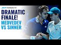 DRAMATIC Finale to Daniil Medvedev vs Jannik Sinner Thriller! | Nitto ATP Finals 2021 Highlights