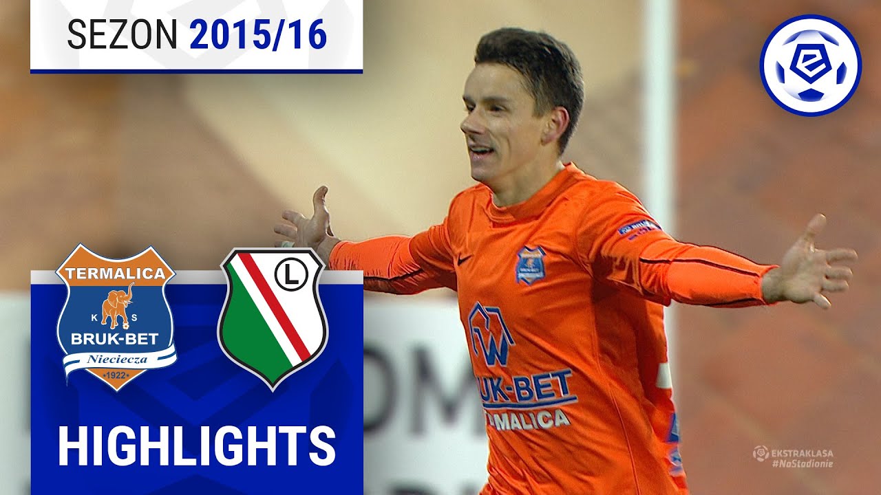 Termalica Bruk-Bet Nieciecza - Legia Warszawa 3:0 | SKRÓT | Ekstraklasa 2015/16 | 25. Kolejka