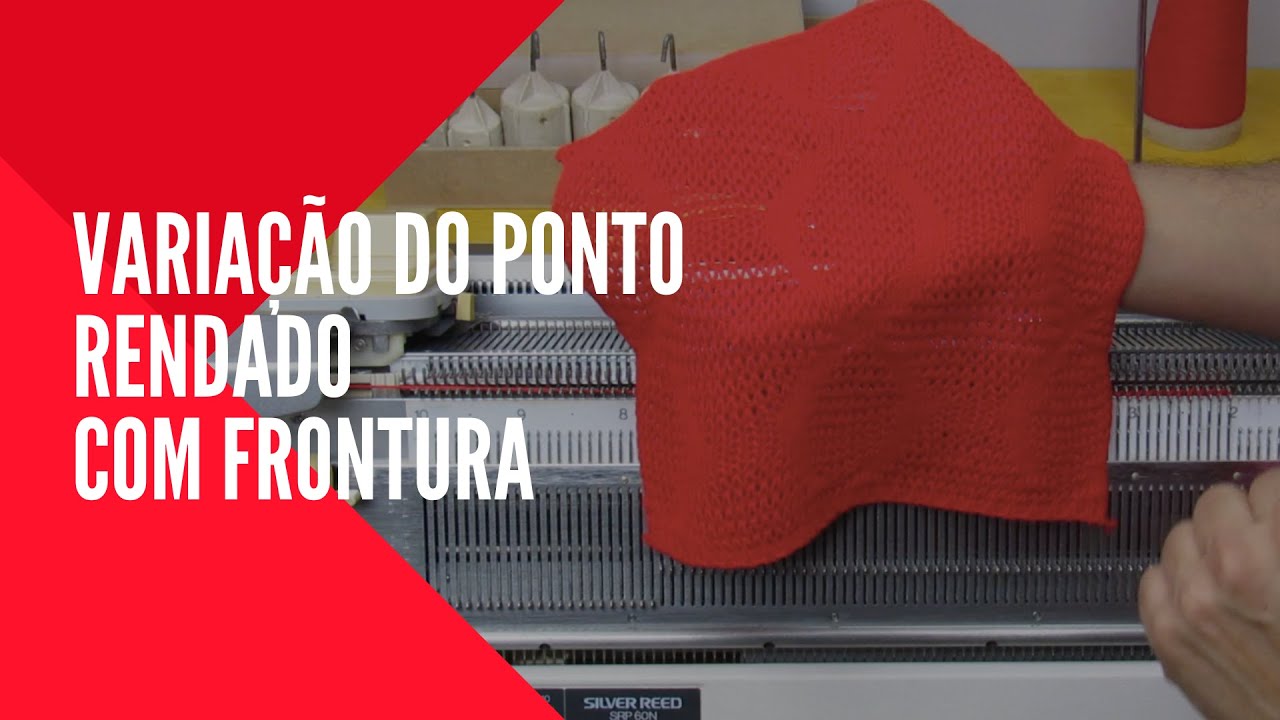 Tricô à Máquina - Lanofix SK280 + SRP60N | Variação do Ponto Rendado na Frontura