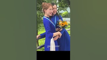 Hoà Minzy và Hoa hậu Thanh Thuỷ đi nhận Huy hiệu Thanh niên tiên tiến làm theo lời Bác 🇻🇳 #tintuc