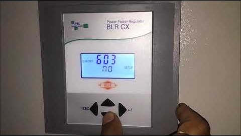 APFC RELAY TESTING BELUK BLR CX PROGRAMMING