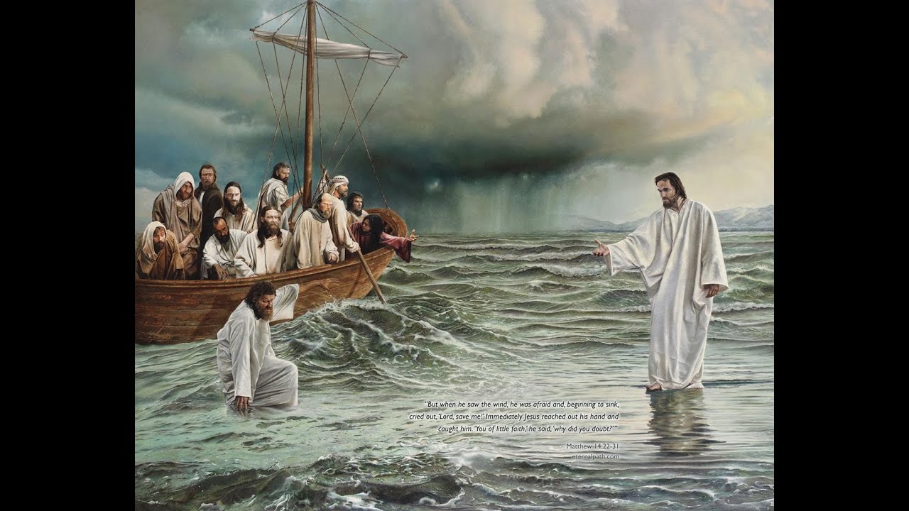 Be Firm! Step out to meet The Lord on the waves!
