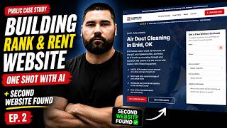 Public Case Study | Building Rank & Rent Website One Shot With AI + Second Website Found (Ep. 2)