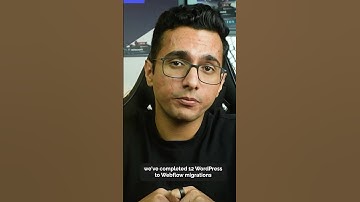 About Wordpress to webflow migration #wordpress #webflow #marketing