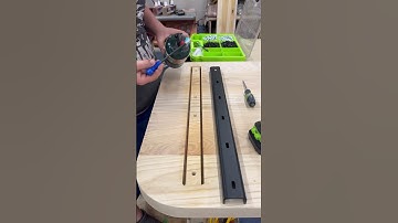 Installing threaded inserts to attach the c-channel to this table.