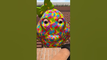 DESTROY All LEGO POU BOU`S REVENGE Monsters in BIG MAZE part 8 - Gmod #shorts