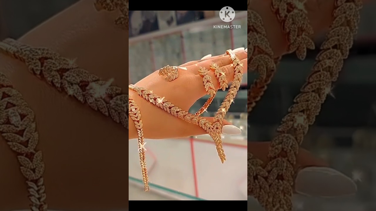 bridal gold earrings 