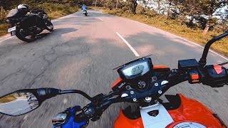 It’s not a race-friends don’t feel jealous😇 || Hills- Cornering || The way we ride-